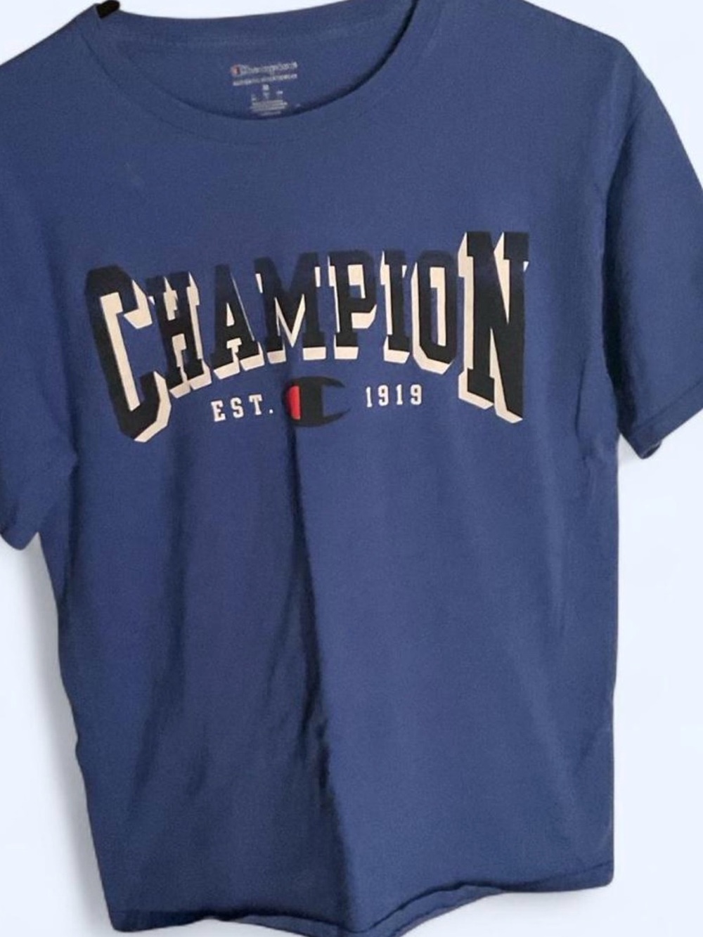 Champion Men’s Royal Blue Graphic Logo Tee